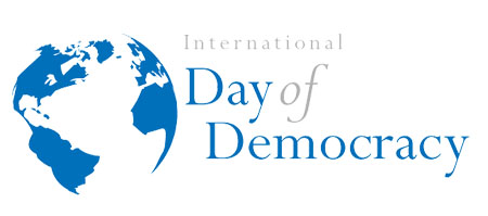 International Day of Democracy logo