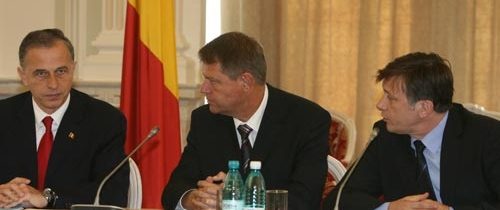 Intalnire Geoana, Antonescu si Johannis