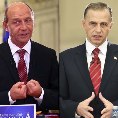 Traian Basescu Mircea Geoana 