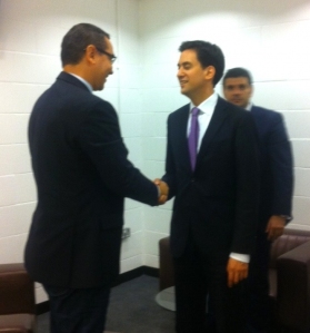 Victor Ponta si Ed Miliband