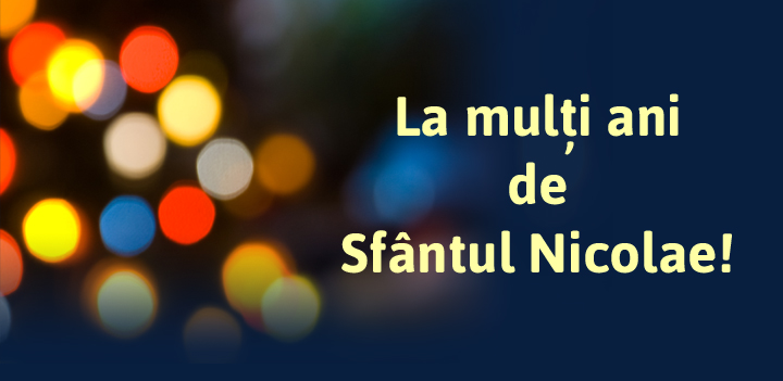 La multi ani de Sfantul Nicolae!