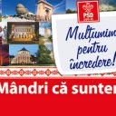 Pentru toti romanii care si-au exprimat increderea in noi la aceste alegeri: Va multumim!