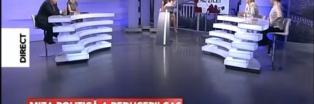 Video – participare la emisiunea “Realitatea Zilei”, de pe Realitatea TV, din 24.07.2014