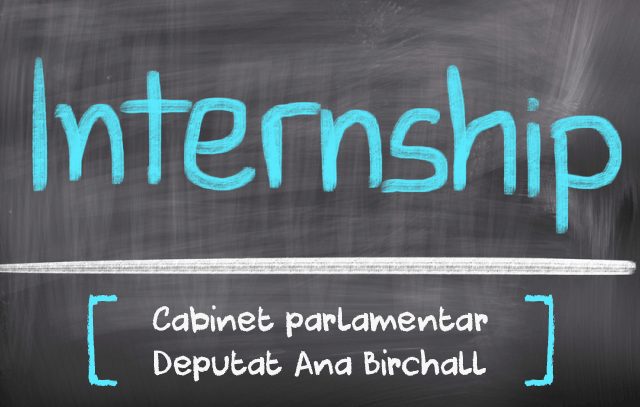 Internship pentru tineri la cabinetul meu parlamentar