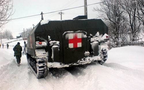 Le mulțumesc cadrelor militare care au intervenit pentru salvarea vasluienilor aflați în zonele înzăpezite