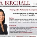 Internship în cadrul Programului „Tineri pentru Parlament, tineri pentru România”