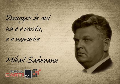 135 de ani de la naşterea lui Mihail Sadoveanu