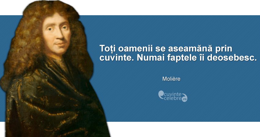 394 de ani de la naşterea lui Moliere