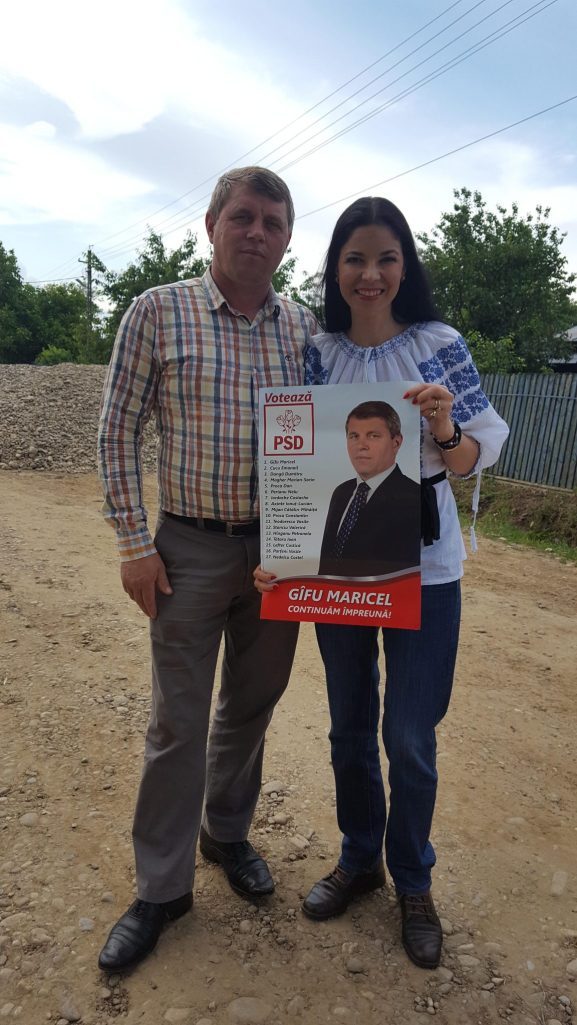Alături de domnul Gîfu Maricel, candidatul PSD la Primăria Pogana