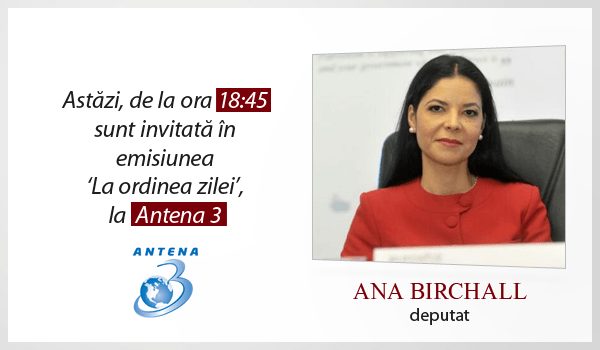 Emisiune Antena 3 – 15 iunie