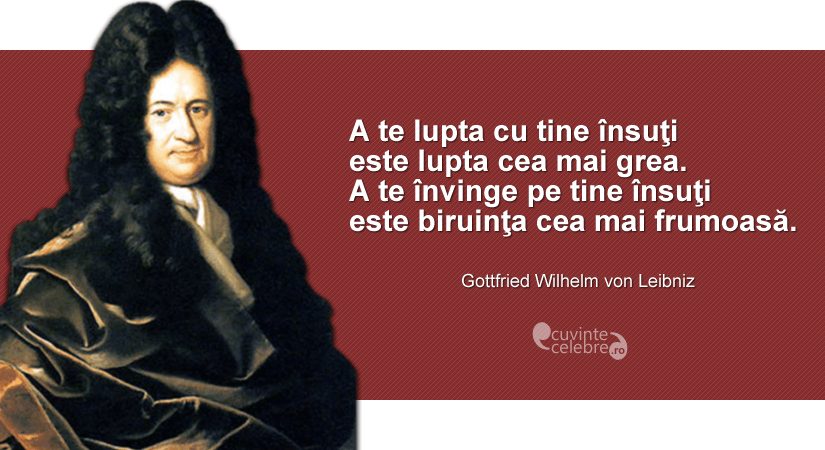 370 de ani de la naşterea lui Gottfried Wilhelm von Leibniz