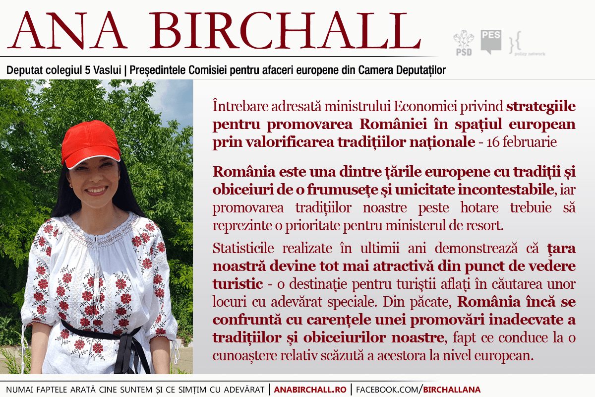 Valorificarea tradiţiilor naţionale