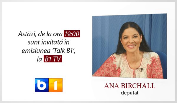 Emisiune B1 TV – 7 noiembrie