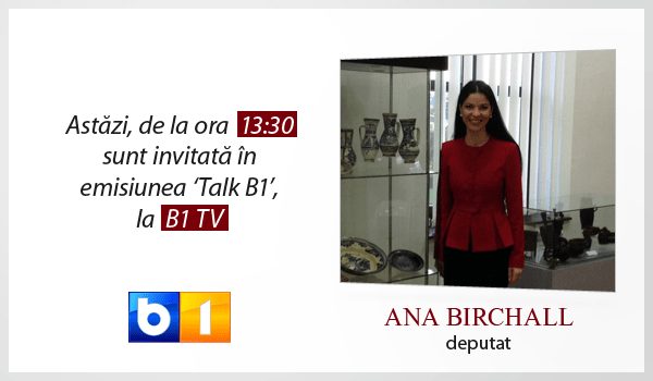 Emisiune B1 TV – 8 noiembrie