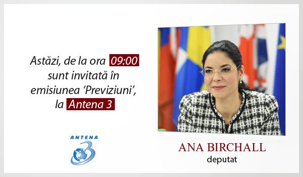 Emisiune Antena 3 – 28 februarie