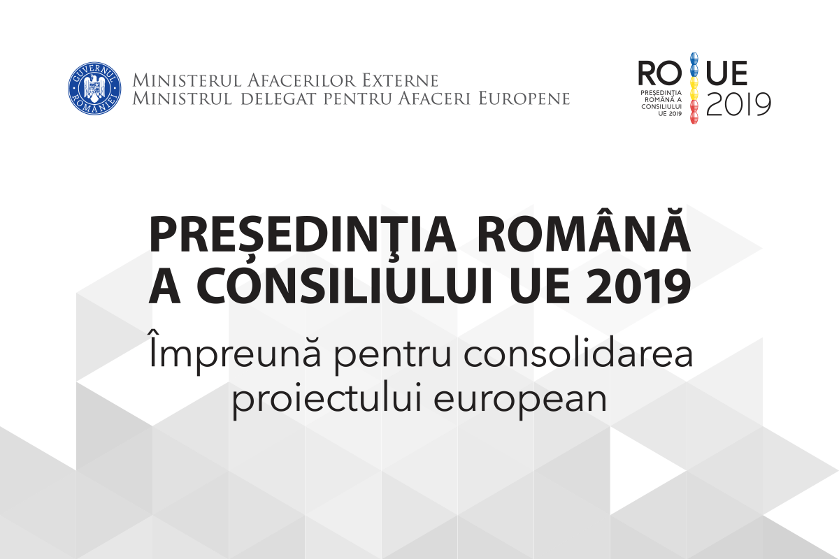 A început conferința cu tema „Președinția română a Consiliului UE 2019 – Împreună pentru consolidarea proiectului european”