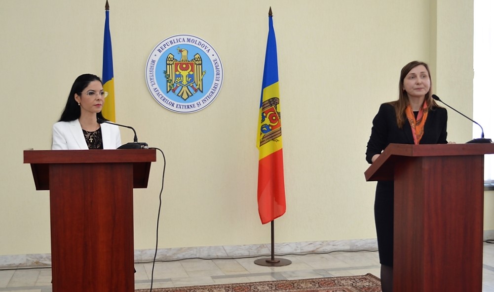 Conferinţa de presă a copreşedinţilor Comisiei interguvernamentale Republica Moldova–România pentru Integrare Europeană