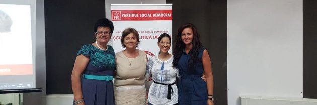 Acum, alături de colegele din PSD la Școala Politică de Vară a Organizaţiei Femeilor Social-Democrate, care se desfășoară la Mamaia în perioada 24-27 august a.c.