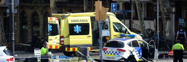 Îmi exprim revolta, durerea şi indignarea faţă de momentele teribile petrecute la Barcelona.