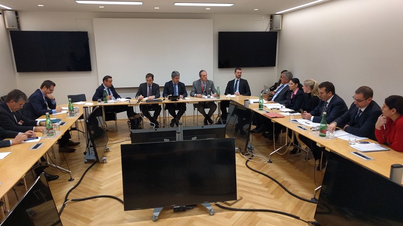 Întâlnire cu reprezentanții preşedinţiei în exerciţiu a OSCE şi ai celor două președinții aflate în pregătire