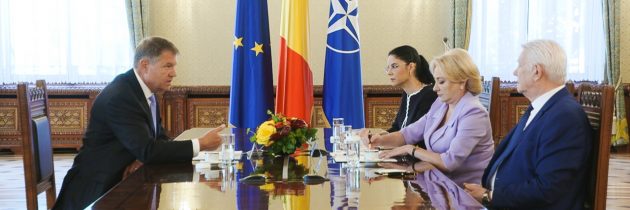 Prim-ministrul României, Viorica Dăncilă, a avut astăzi consultări cu președintele României, Klaus Iohannis, pe teme de politică externă