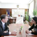Întrevedere cu președintele Consiliului de Afaceri Româno-American (AMRO), Eric Stewart