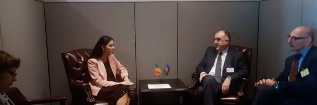 Întrevedere cu Elmar Mammadyarov, ministrul afacerilor externe al Azerbaidjanului