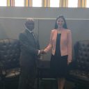 Întrevedere cu domnul Carl B. Greenidge, ministrul afacerilor externe al Republicii Cooperatiste Guyana