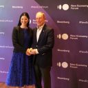 La deschiderea Bloomberg New Economy Forum, în Singapore