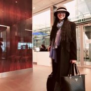 În așteptarea îmbarcării pentru Islanda unde particip la “Women Leaders Global Forum”