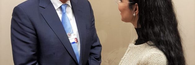 Întrevedere cu Tony Blair, la Davos