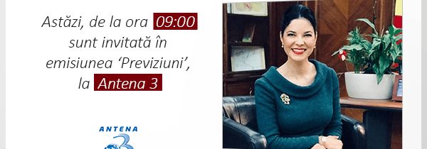 Emisiune Antena 3 – 10 ianuarie