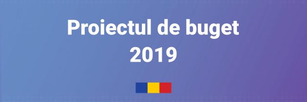 Guvernul României: Proiectul de buget 2019