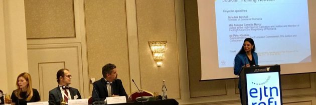 Cea de-a 22-a Adunare Generală a Rețelei Europene de Formare Judiciară