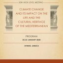 Ana Birchall, la conferința „Schimbările Climatice și impactul lor asupra vieții și patrimoniului cultural din Regiunea Mediteraneeană”